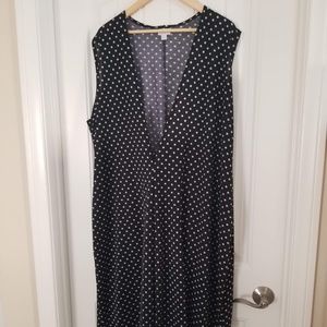 XL Joy - Lularoe - Black and White Polka Dots